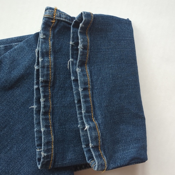 Thereabouts Adjustable Waist Straight Leg Denim Jeans 18 Blue Pockets Whiskering - Picture 16 of 16